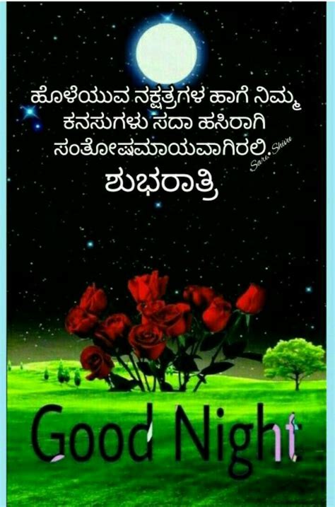 beautiful good night images in kannada|good night wishes in hindi.